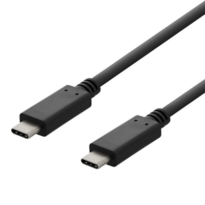 Opladekabel USB-C til USB-C | Universal 1m