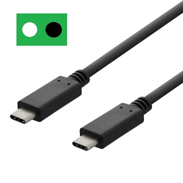 Opladekabel USB-C til USB-C | Sort eller hvid fra 59,-