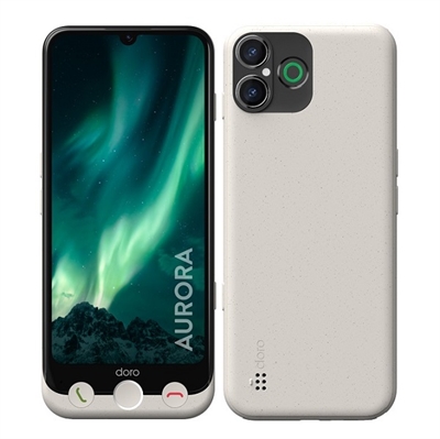 DORO Aurora A31 smartphone 128GB hvid (bone) | Senior mobil