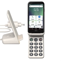 Doro PAKKE Aurora A21 smartphone | Inkl. bordlader og vægoplader