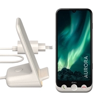 Doro PAKKE Aurora A31 smartphone 128GB | Inkl. Bordlader og vægoplader