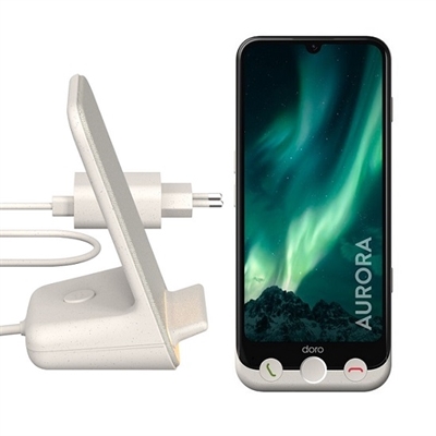 Doro PAKKE Aurora A31 smartphone 128GB | Inkl. Bordlader og vægoplader