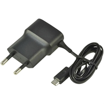 Nokia vægoplader med fast Micro USB kabel