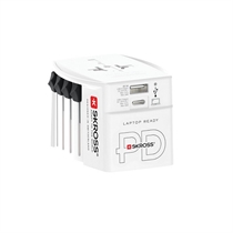 Skross rejseadapter hele verden | hurtigoplader 20W-45W