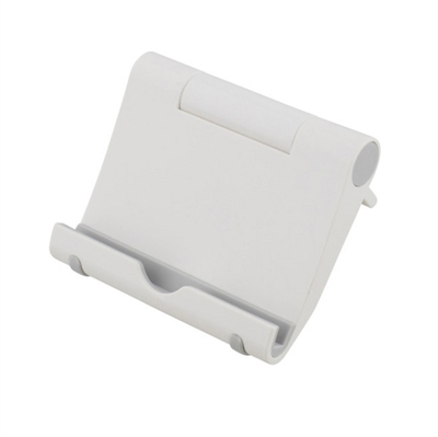 Stander til smartphone og tablet sammenklappelig hvid